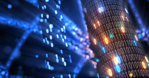 Big data cloud computing internet of things IOT AI network technology. Stock Footage 107438046