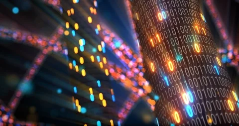 Big data cloud computing internet of things IOT AI network technology. Stock Footage 107438342