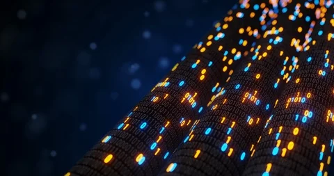 Big data cloud computing internet of things IOT AI network technology. Stock Footage 107499292