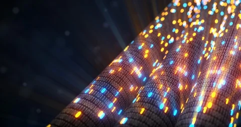 Big data cloud computing internet of things IOT AI network technology. Stock Footage 107499355