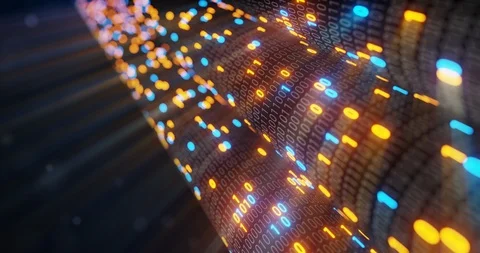 Big data cloud computing internet of things IOT AI network technology. Stock Footage 107499443