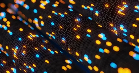 Big data cloud computing internet of things IOT AI network technology. Stock Footage 107499497