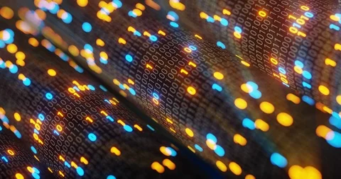 Big data cloud computing internet of things IOT AI network technology. Stock Footage 107499557