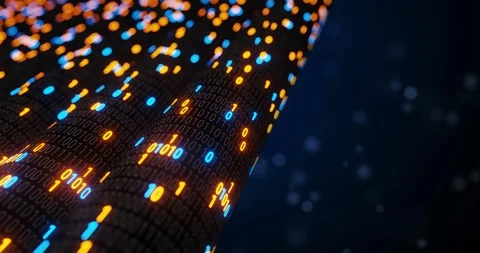 Big data cloud computing internet of things IOT AI network technology. Stock Footage 107499595
