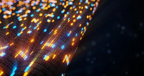 Big data cloud computing internet of things IOT AI network technology. Stock Footage 107499654