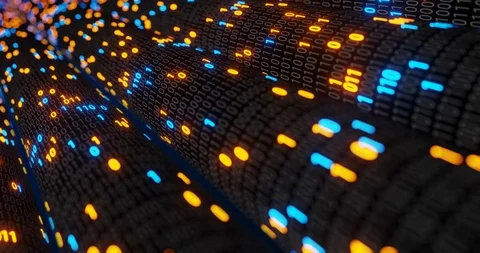 Big data cloud computing internet of things IOT AI network technology. Stock Footage 107499942