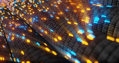 Big data cloud computing internet of things IOT AI network technology. Stock Footage 107500016