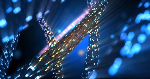 Big data cloud computing internet of things IOT AI network technology. Stock Footage 107500412