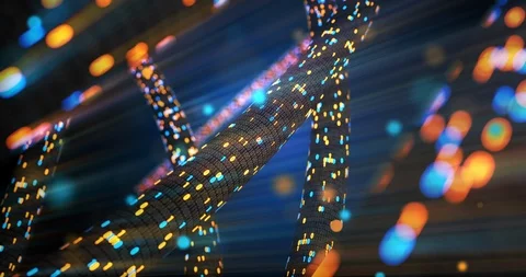 Big data cloud computing internet of things IOT AI network technology. Stock Footage 107500631