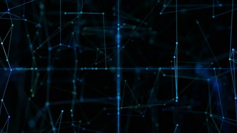 Big data cloud computing. Internet of things. High-quality 3D rendering for Stock Footage 113543332