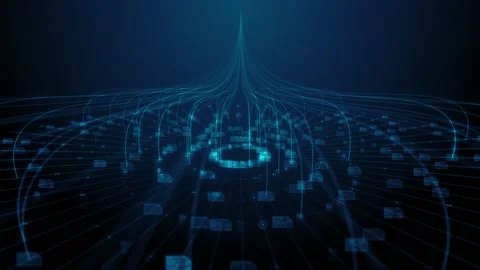 Big data cloud computing internet of things network communication Stock Footage 235865437