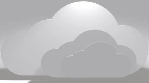 Big data cloud computing internet of things IoT online storage technology Stockillustratie