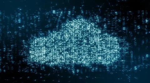 Big data cloud computing internet of things network communication  스톡 일러스트