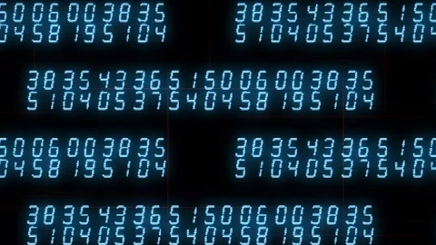 Big Data code Information Flowing Through Cyberspace Stock Footage 121494604