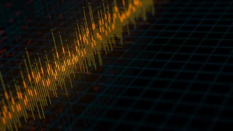 Big Data complex graph animation. Quantum computing universe. Cyber space of AI Stock Footage 305592785