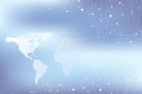 Big data complex. Graphic abstract background communication. Perspective Stock Illustration