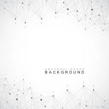 Big data complex. Graphic abstract background communication. Perspective Illustrazione stock