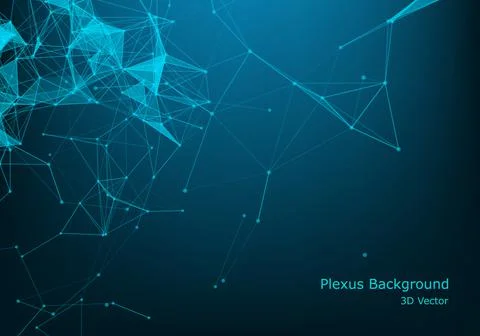 Big data complex. Graphic abstract background communication. Perspective back Stock Illustration