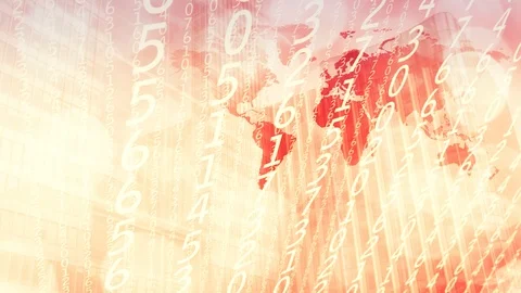 Big data computer code, cyber security concept 4k Video stock 99592322