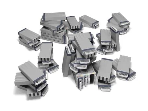 Big Data Computer Server Stock Illustration