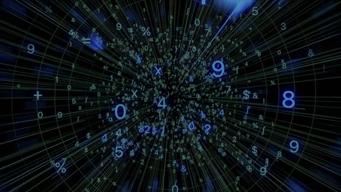 Big data computing network technology Stock Footage 129332611