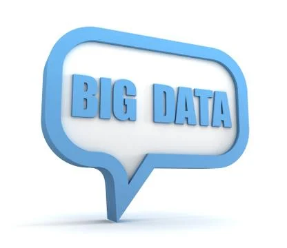 Big data concept 3d illustration 库存插图