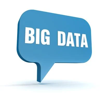 Big data concept 3d illustration Stockillustratie