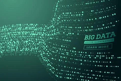 Big Data Concept. Abstract Background. Network Connection Structure. 스톡 일러스트