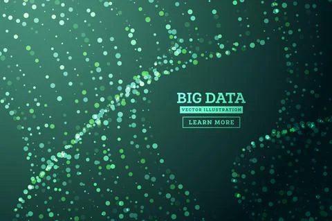 Big Data Concept. Abstract Background. Network Connection Structure. 스톡 일러스트