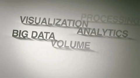 Big Data Concept Animation Stock Footage 27117804