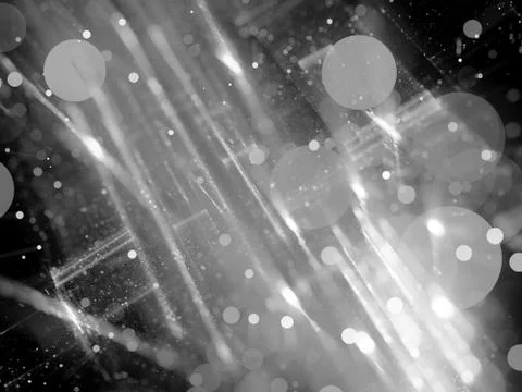 Big data concept computer generated abstract black and white intensity map Stock Illustration