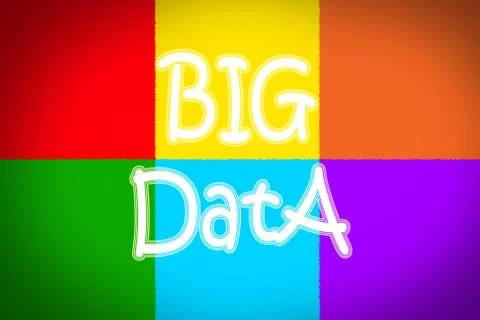 Big data concept Stockillustratie