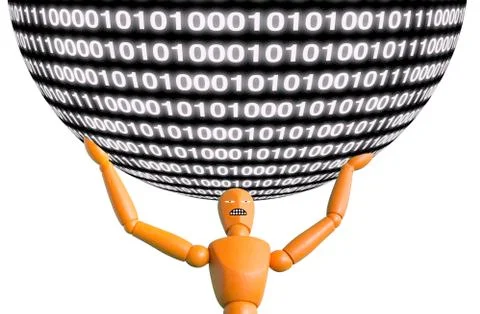 Big data concept Illustrazione stock