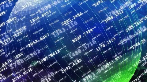 Big data concept Stockillustratie