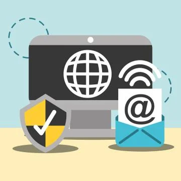 Big data concept Stock Illustration
