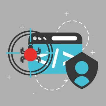 Big data concept Illustrazione stock