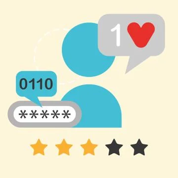 Big data concept Stock Illustration