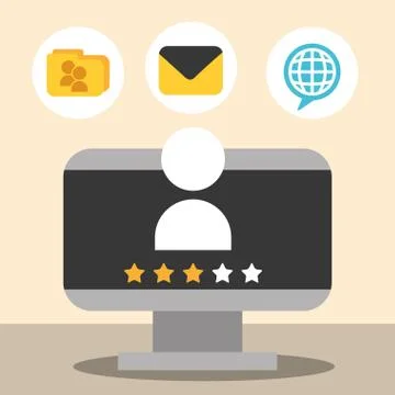 Big data concept Stock Illustration