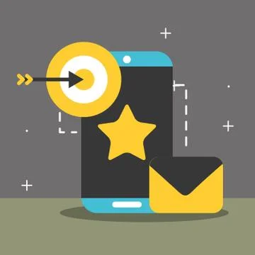 Big data concept Stock Illustration