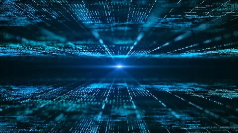 Big data concept. Illustrazione stock