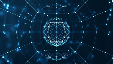 Big data concept. Illustrazione stock