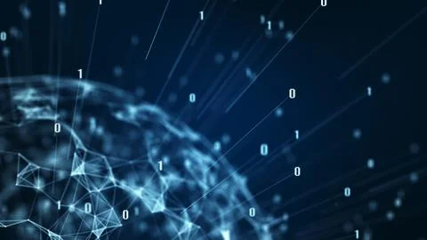 Big data concept. Illustrazione stock