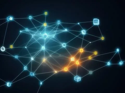 Big data concept Stockillustratie