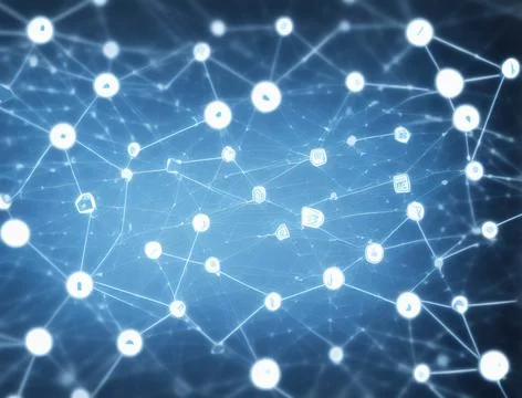 Big data concept Stockillustratie