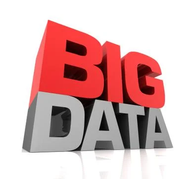 Big data concept illustration Stockillustratie