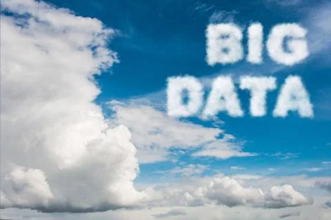 Big Data concept in IT technology Illustrazione stock