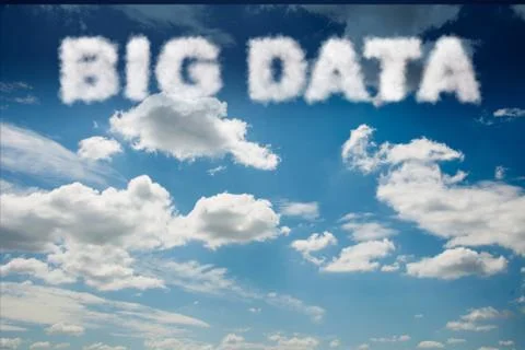 Big Data concept in IT technology Illustrazione stock