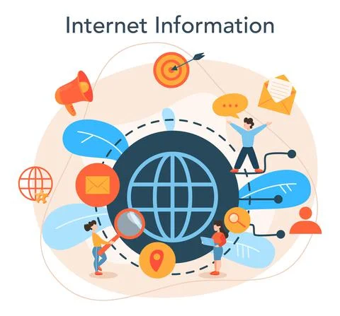Big data concept. Modern computer technology. Analyzing digital Stock Illustration