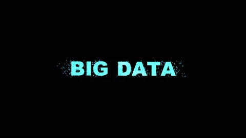 Big data conceptual neon header Stock-Footage 120579410