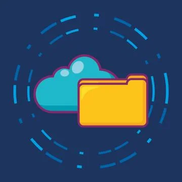 Big data design Stock Illustration